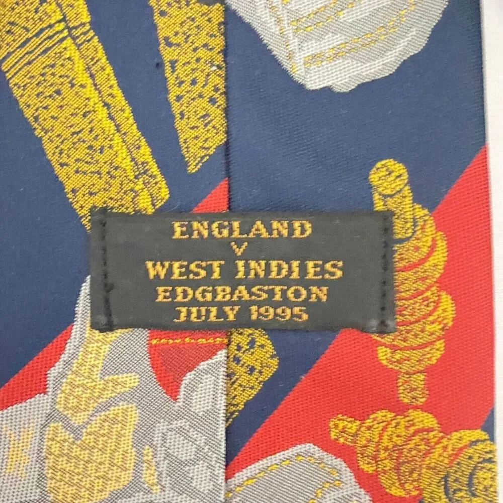 #5561 England V West Indies Edgbaston July 1995 Mens Necktie, Tie 58X3.75